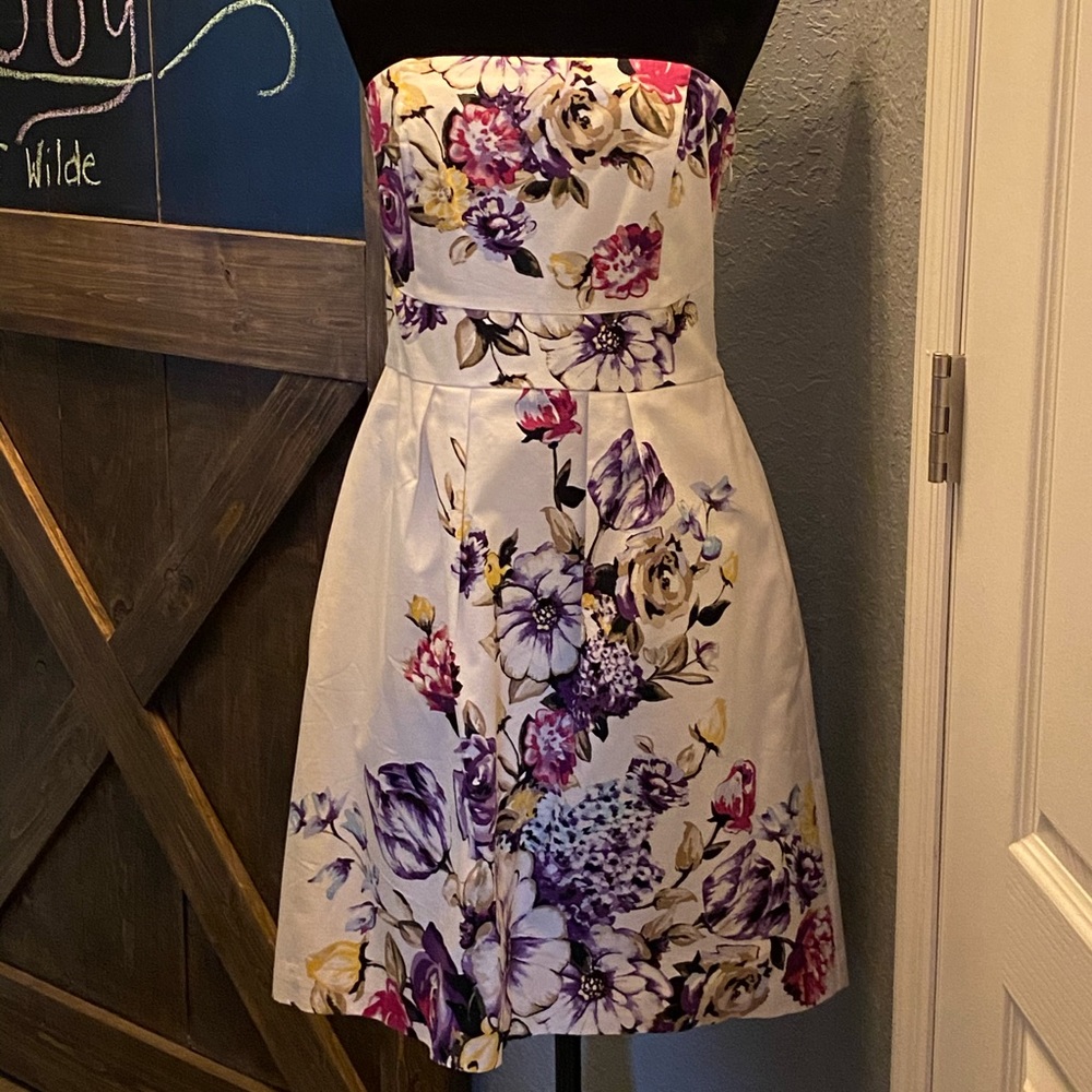 Strapless WHBM dress.  Worn once.